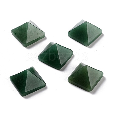 Natural Green Aventurine Cabochons G-G759-Y15-1