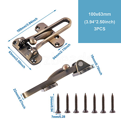 Zinc Alloy Swing Bar Door Lock SW-TAC0002-01B-1