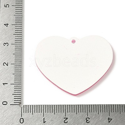 Halloween Printed Acrylic Pendants OACR-A042-01A-1