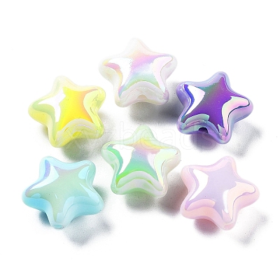 UV Plating Acrylic Beads MACR-K357-10J-1