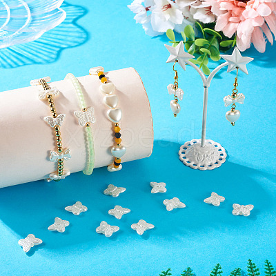 200Pcs ABS Imitation Pearl Beads OACR-TA0003-84B-1