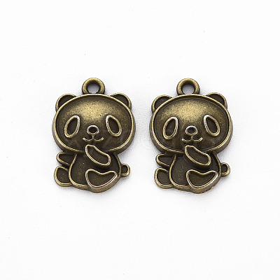 Tibetan Style Alloy Pendant Enamel Settings LS-TIBEP-N010-022AB-RS-1