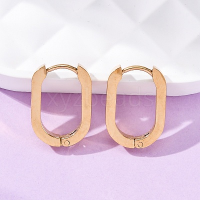 304 Stainless Steel Huggie Hoop Earrings STAS-H156-11A-G-1