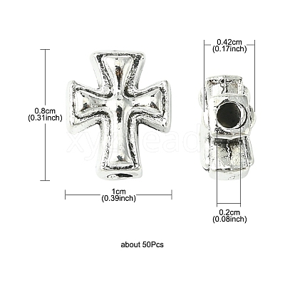 Tibetan Style Alloy Beads FIND-YW0003-91-1