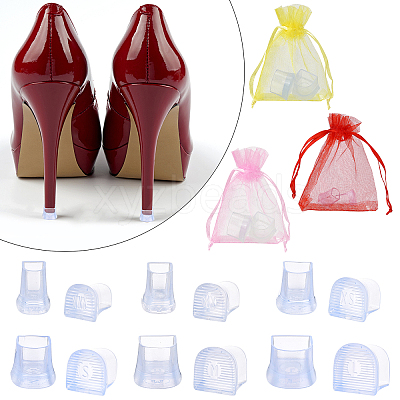 12Pair TPU High Heel Stoppers Protector FIND-GF0002-09B-1