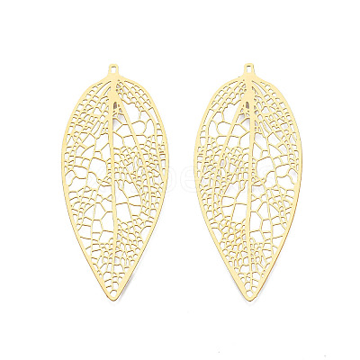 201 Stainless Steel Big Pendants X-STAS-N102-02LG-1