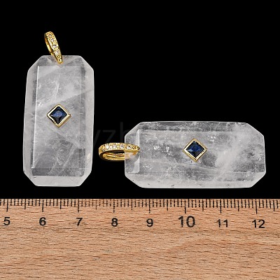 Natural Quartz Crystal Pendants GG-CBA51ED-05G-06-1