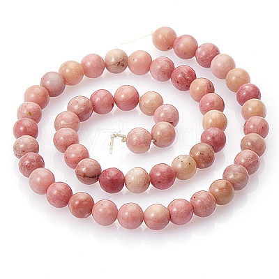 2 Strands Natural Rhodochrosite Beads Strands G-GO0001-11B-1