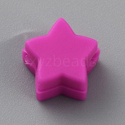 Star Silicone Focal Beads SIL-TAC0008-08C-1