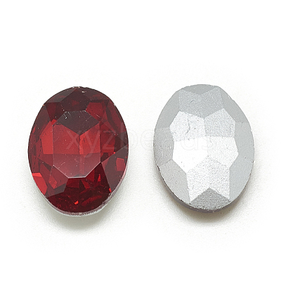 Pointed Back Glass Rhinestone Cabochons RGLA-T080-18x25mm-07-1