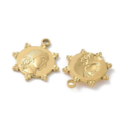 304 Stainless Steel Pendants STAS-Z122-34G-1