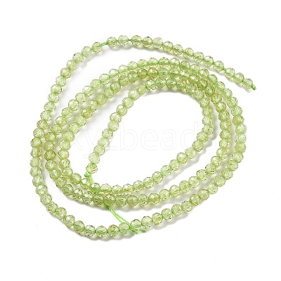 Natural Peridot Beads Strands G-B107-A06-01A-1