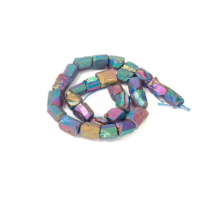 Electroplated Natural Quartz Crystal Beads Strands G-D0009-01B-05-1