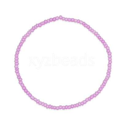 Glass Seed Beads Stretch Bracelets ZE8223-1-1