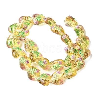 Handmade Transparent Lampwork Beads BLOW-D300-07K-1
