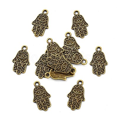 Tibetan Style Alloy Pendant Enamel Settings LS-TIBE-T011-127AB-FF-1