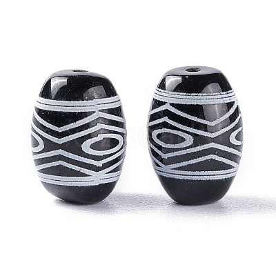 Tibetan Style dZi Beads TDZI-Z001-17-1