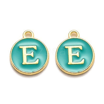 Golden Plated Alloy Enamel Charms LS-ENAM-Q437-15E-1