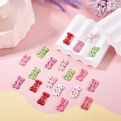 Iron Enamel Snap Hair Clips PHAR-TADJ0001-06A-1