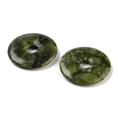 Natural Southern Jade Pendants G-K099-50mm-03-1
