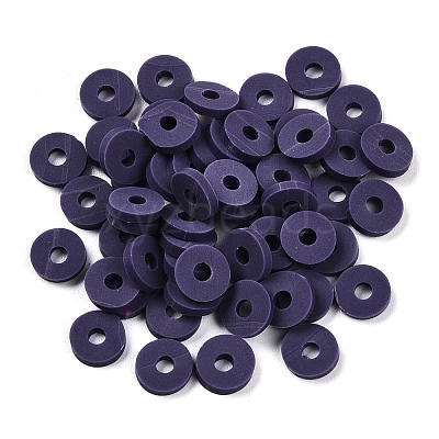 Handmade Polymer Clay Beads CLAY-R067-4.0mm-B04-1