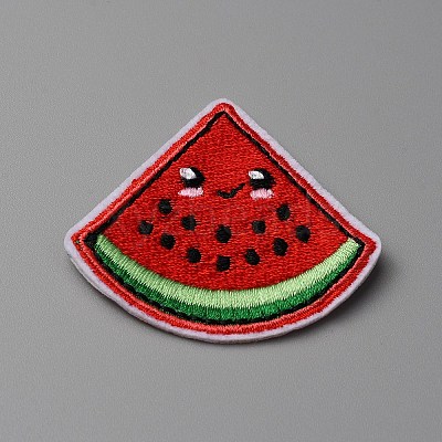 Summer Theme Polyester Computerized Embroidery Cloth Iron on/Sew on Patches PATC-WH0010-07D-1