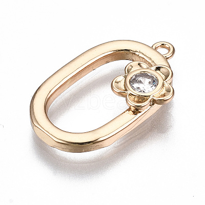 Brass Pendants KK-Q768-001G-O-1