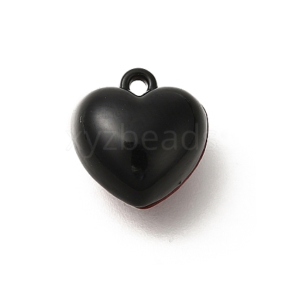 Red and Black Double Screen Alloy Pendants FIND-Z067-01B-09-1