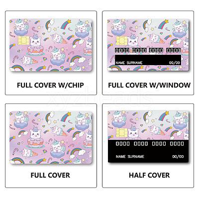 PVC Plastic Waterproof Card Stickers DIY-WH0432-075-1