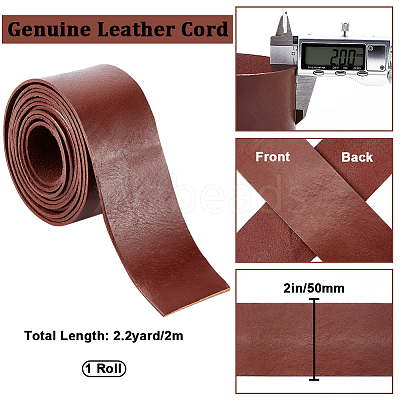 2M Flat Leather Cord LC-WH0007-07D-01-1