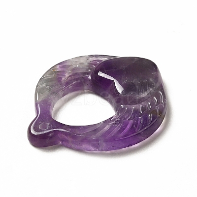 Natural Amethyst Pendants G-G997-H04-1