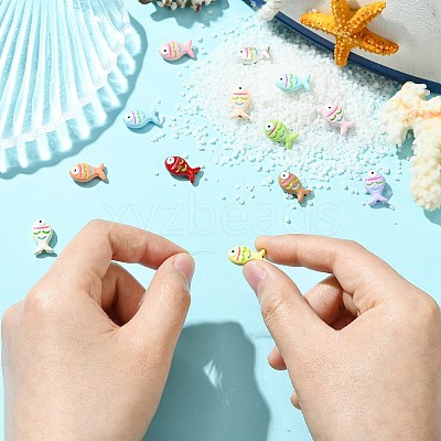 13Pcs 13 Colors Zinc Alloy Beads FIND-CJ0003-22-1