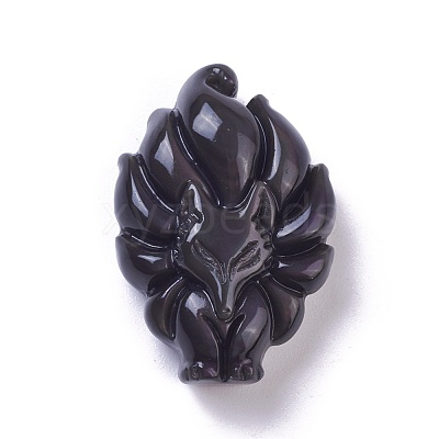 Natural Obsidian Pendants G-I226-09A-1
