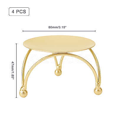 Iron Candle Holder AJEW-FH0001-12-1