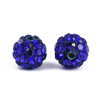 Grade A Rhinestone Pave Disco Ball Beads RB-Q100-9-1