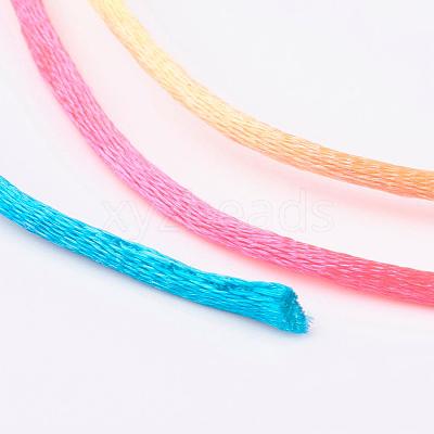 Nylon Satin Rattail Cords NWIR-L006-2mm-14-1