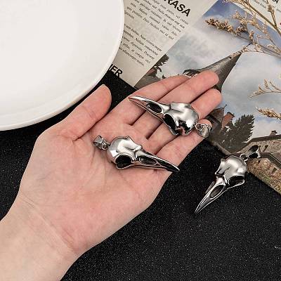 304 Stainless Steel Big Pendants STAS-H365-16-1
