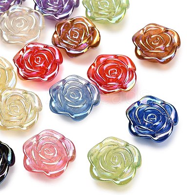 Luminous Transparent Acrylic Beads MACR-C043-03-1