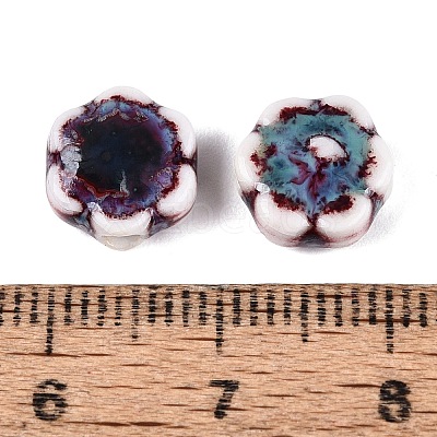 Vintage Handmade Porcelain Beads PORC-N013-25-21-1