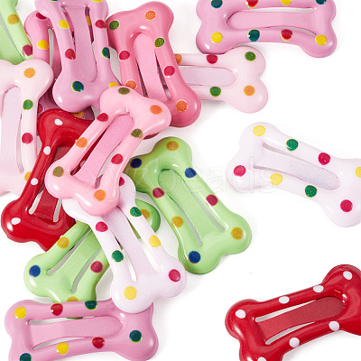 Iron Enamel Snap Hair Clips PHAR-TADJ0001-06A-1