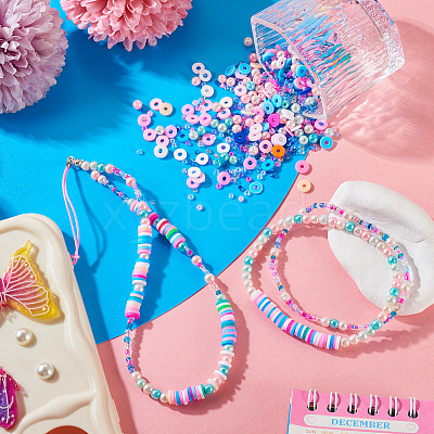 DIY Beads Jewelry Making Finding Kits DIY-TAC0009-10C-1