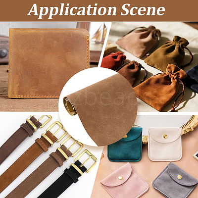 1 Sheet Rectangle PU Leather Fabric DIY-CL0001-51B-1