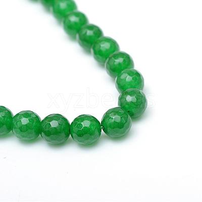 Natural White Jade Bead Strands G-R346-4mm-01-1