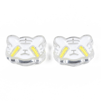 Transparent Acrylic Beads ACRC-T002-01A-1