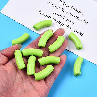 Opaque Acrylic Beads SACR-S677-096-1