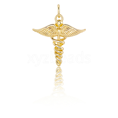 12Pcs Brass Pendants KK-BBC0019-76-1