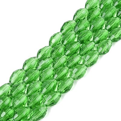 Transparent Glass Beads Strands GLAA-N071-01A-A10-1