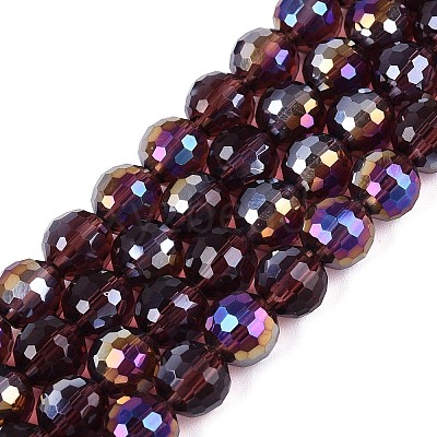 Transparent Glass Beads Strands GLAA-Q107-02A-19-1