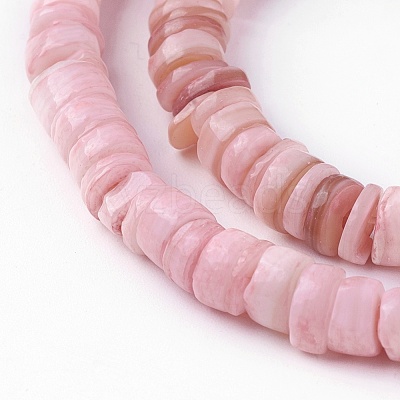 Shell Beads Strands SSHEL-E571-49-1