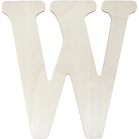 Letter Unfinished MDF Sheets WOOD-WH20012-008W-1